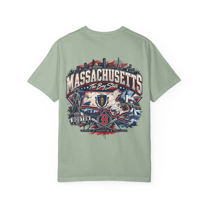 Massachusetts Street Legacy Unisex Comfort Color 1717 Streetwear Graphic Tee