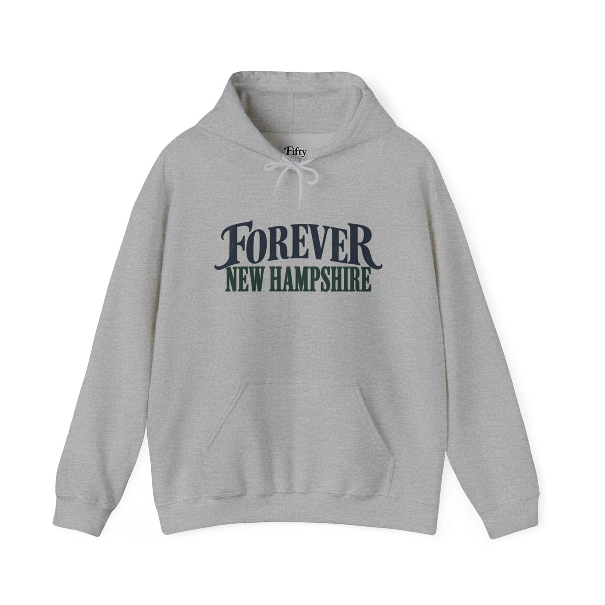 Forever New Hampshire Unisex Hoodie State Name Graphic