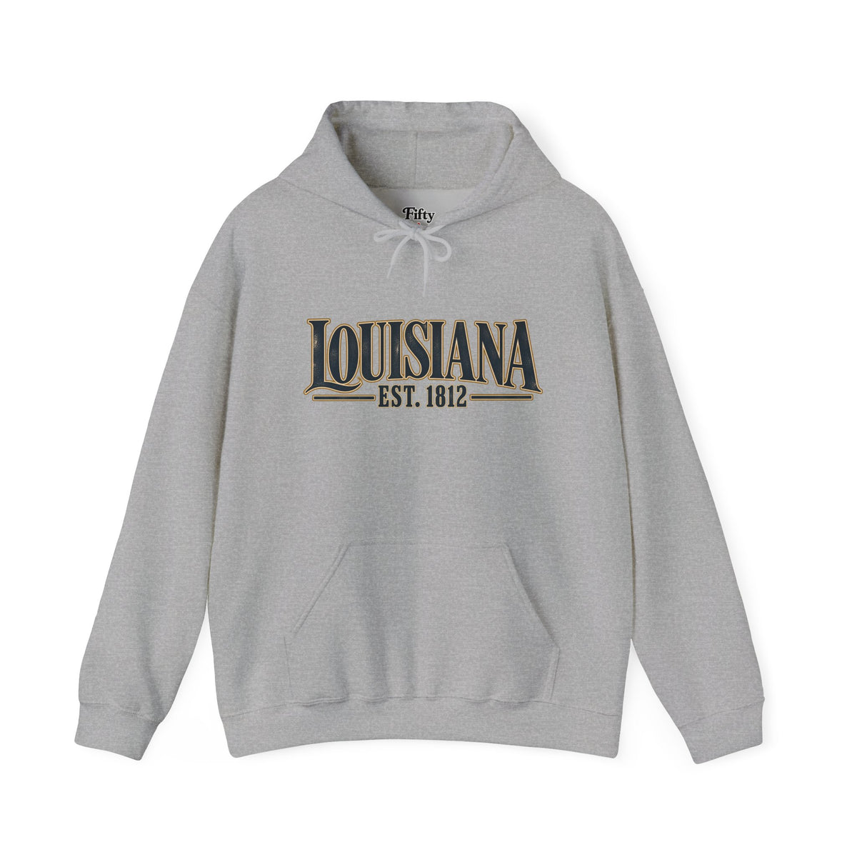 Louisiana Est 1812 Unisex Hoodie State Name Graphic