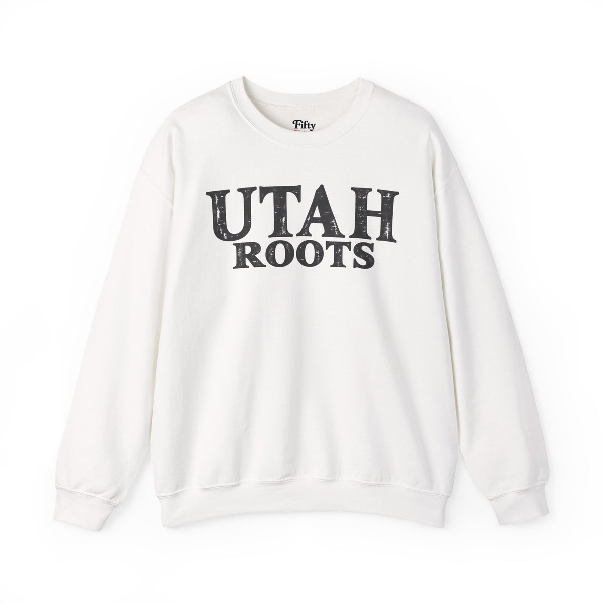 Utah Roots Unisex Crewneck Sweatshirt State Name Graphic