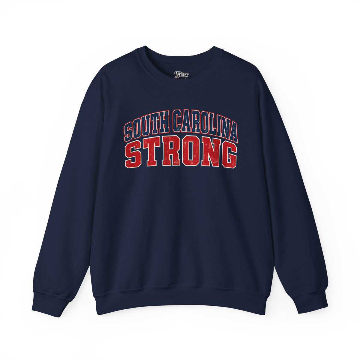 South Carolina Strong Unisex Crewneck Sweatshirt State Name Graphic