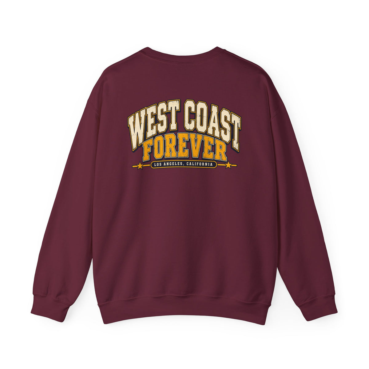 West Coast Forever Los Angeles Unisex Crewneck Sweatshirt Graphic