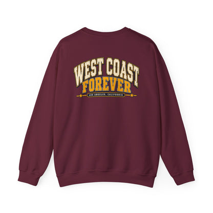 West Coast Forever Los Angeles Unisex Crewneck Sweatshirt Graphic