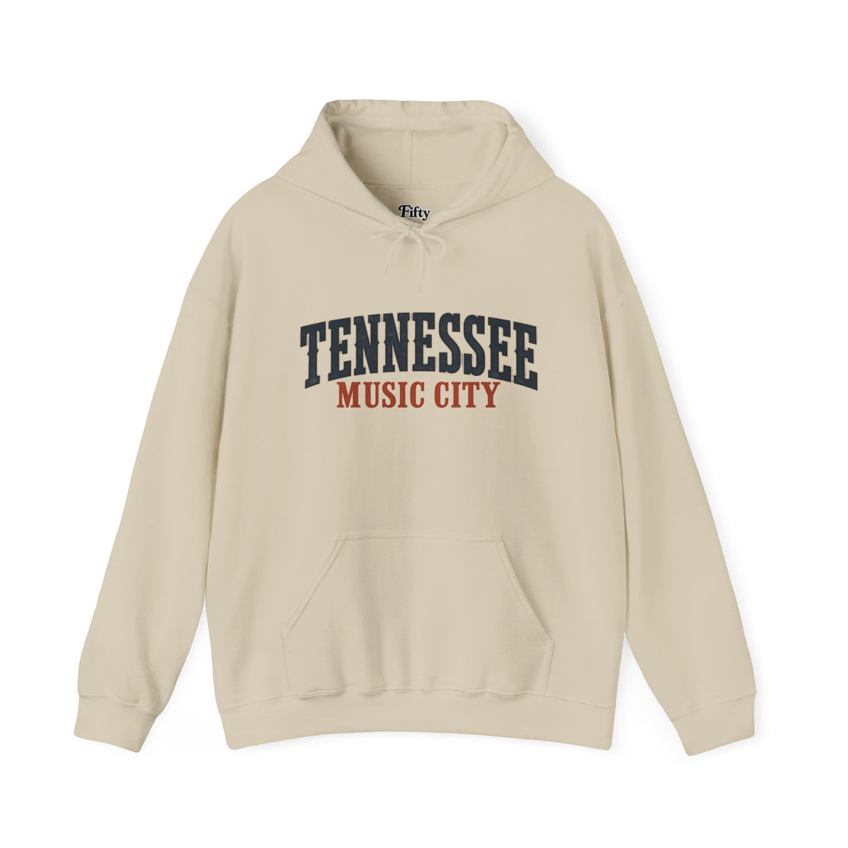 Tennessee Music City Unisex Hoodie State Name Graphic