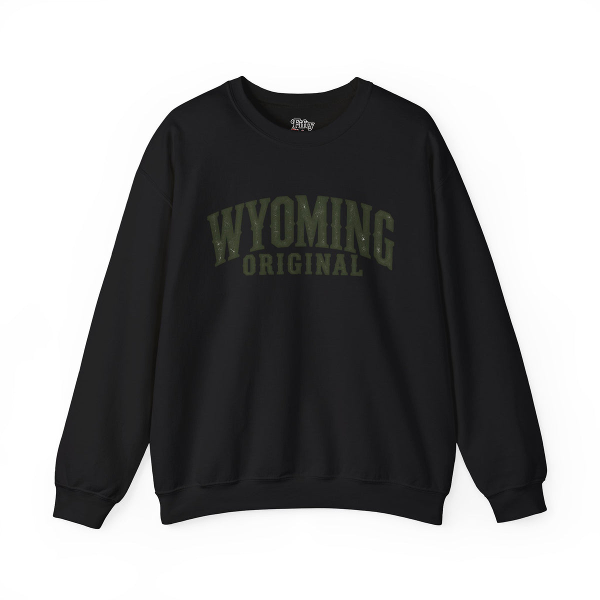 Wyoming Original Unisex Crewneck Sweatshirt State Name Graphic