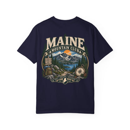 Maine Mountain Club Unisex Comfort Color 1717 Streetwear Graphic Tee