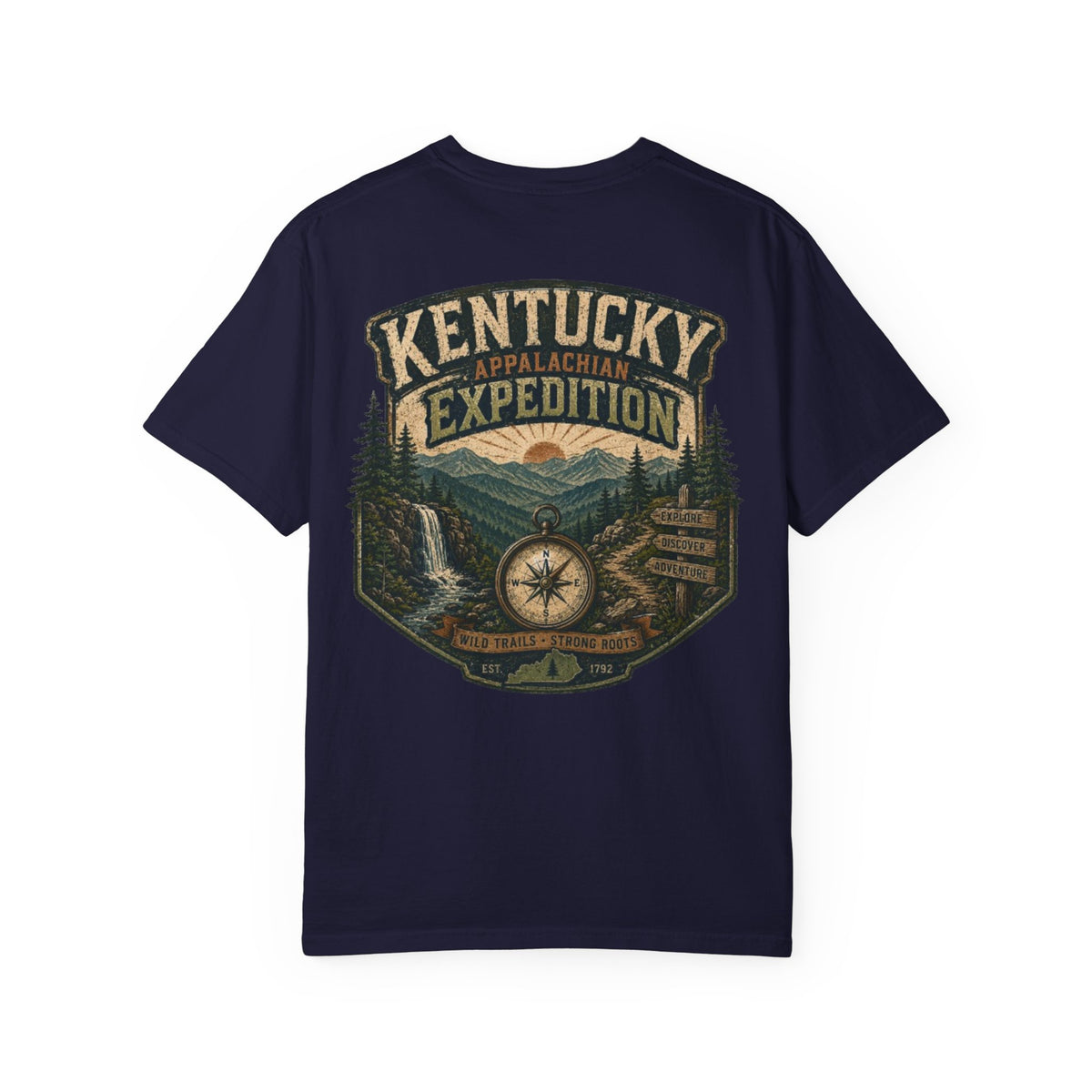 Kentucky Appalachian Expedition Unisex Comfort Color 1717 Streetwear Graphic Tee