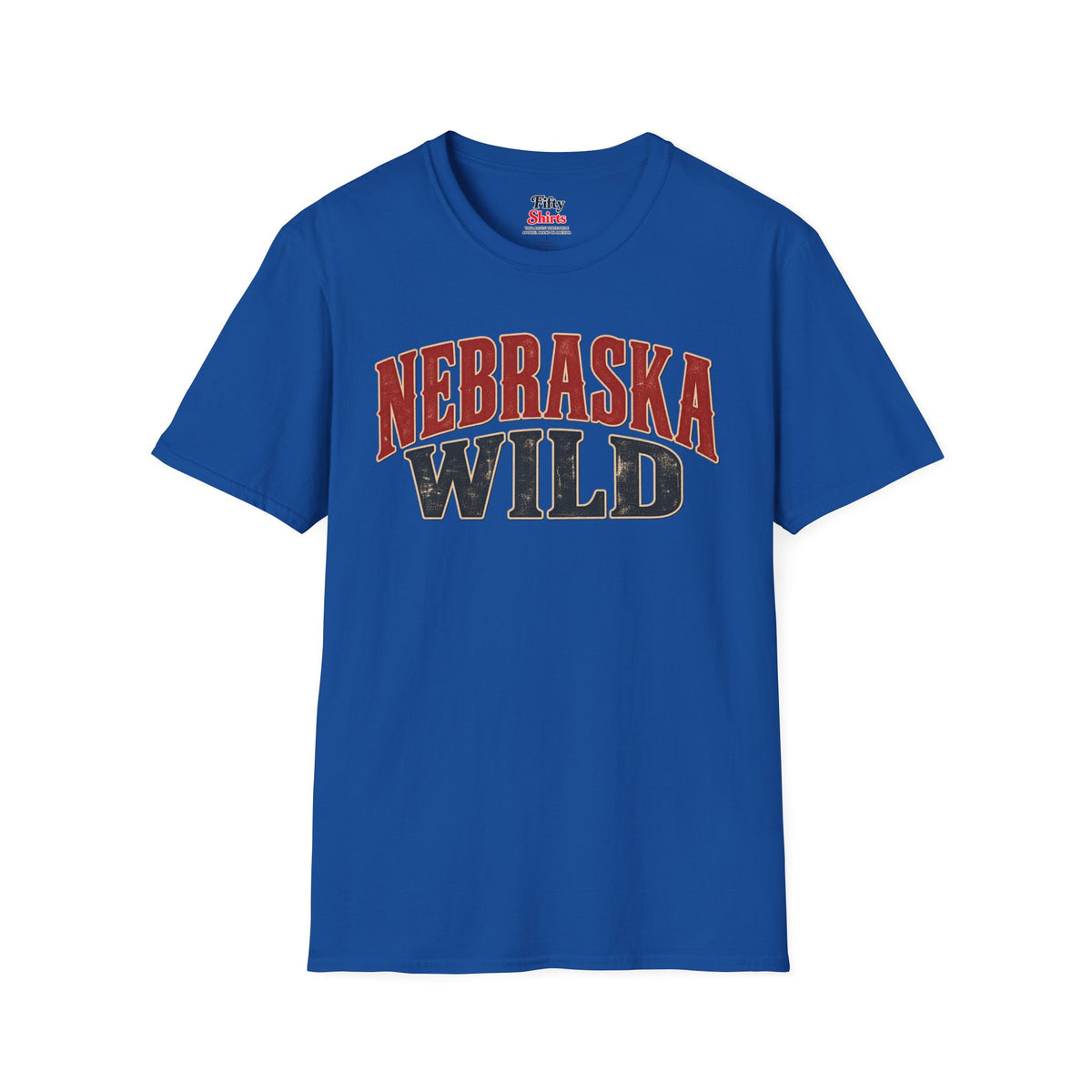 Nebraska Wild Unisex Softstyle T Shirt State Name Graphic Tee