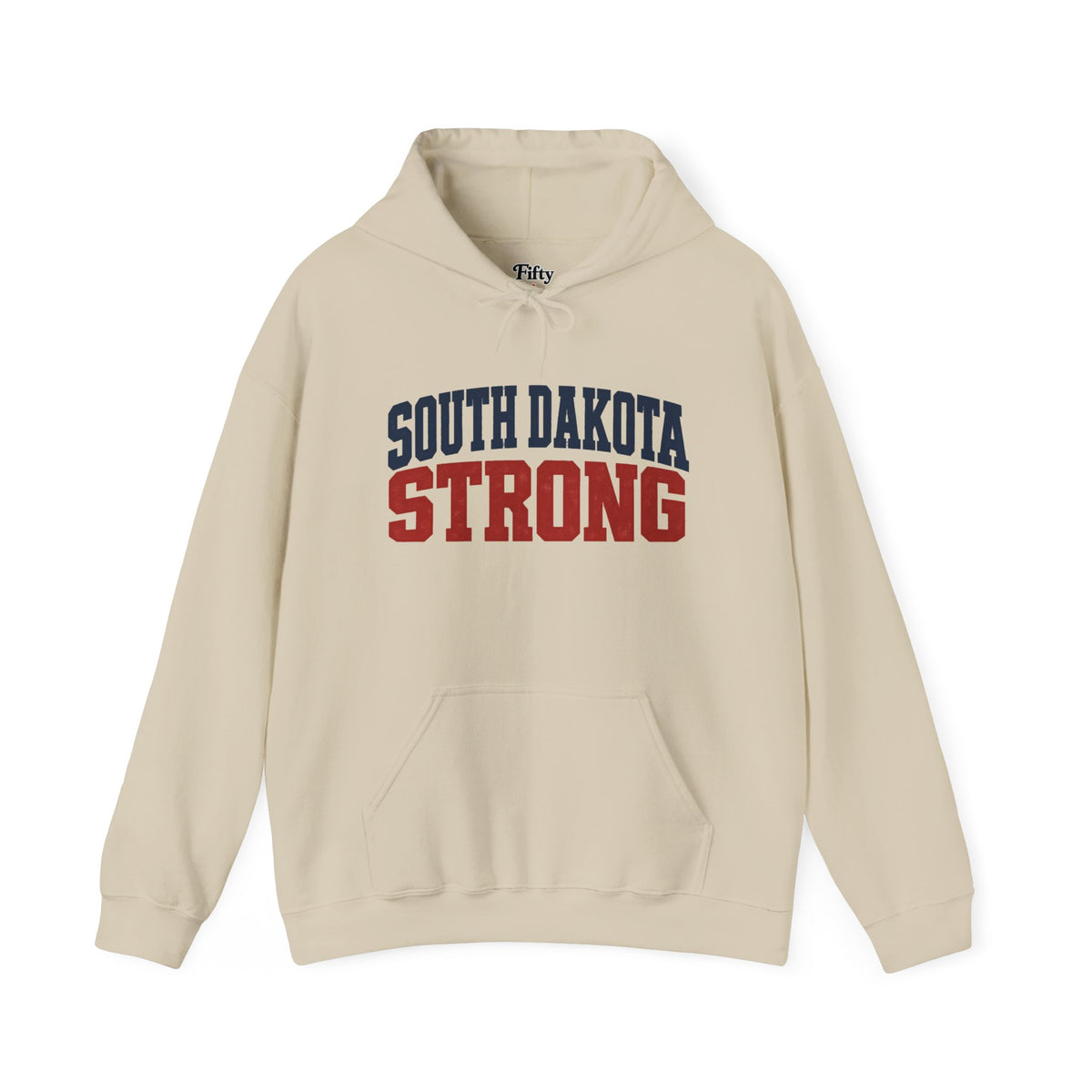 South Dakota Strong Unisex Hoodie State Name Graphic