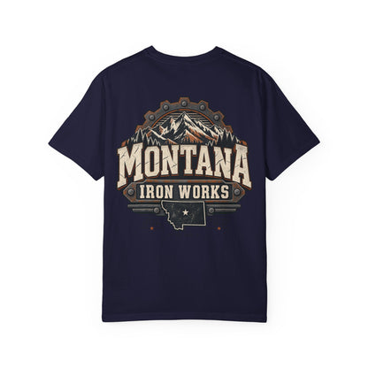 Montana Iron Works Unisex Comfort Color 1717 Streetwear Graphic Tee