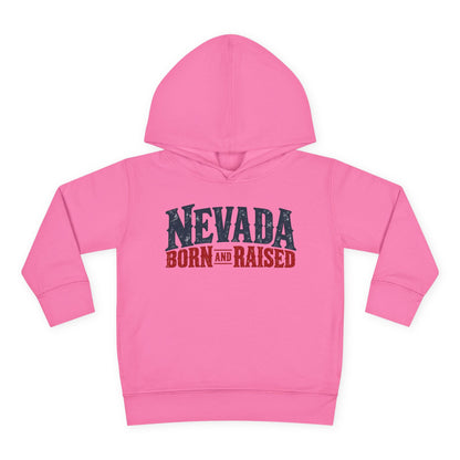 Nevada Born and Raised Classic Ranchwear Unisex Toddler Pullover Fleece Hoodie