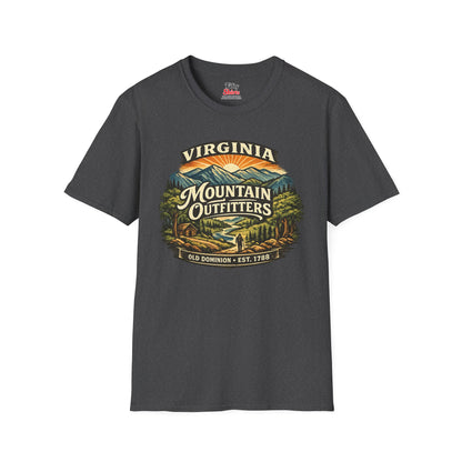 Virginia Mountain Outfitters Unisex Softstyle T Shirt State Pride Graphic Tee Collections FS03
