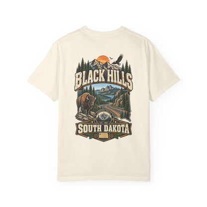 Black Hills South Dakota Unisex Comfort Color 1717 Streetwear Graphic Tee