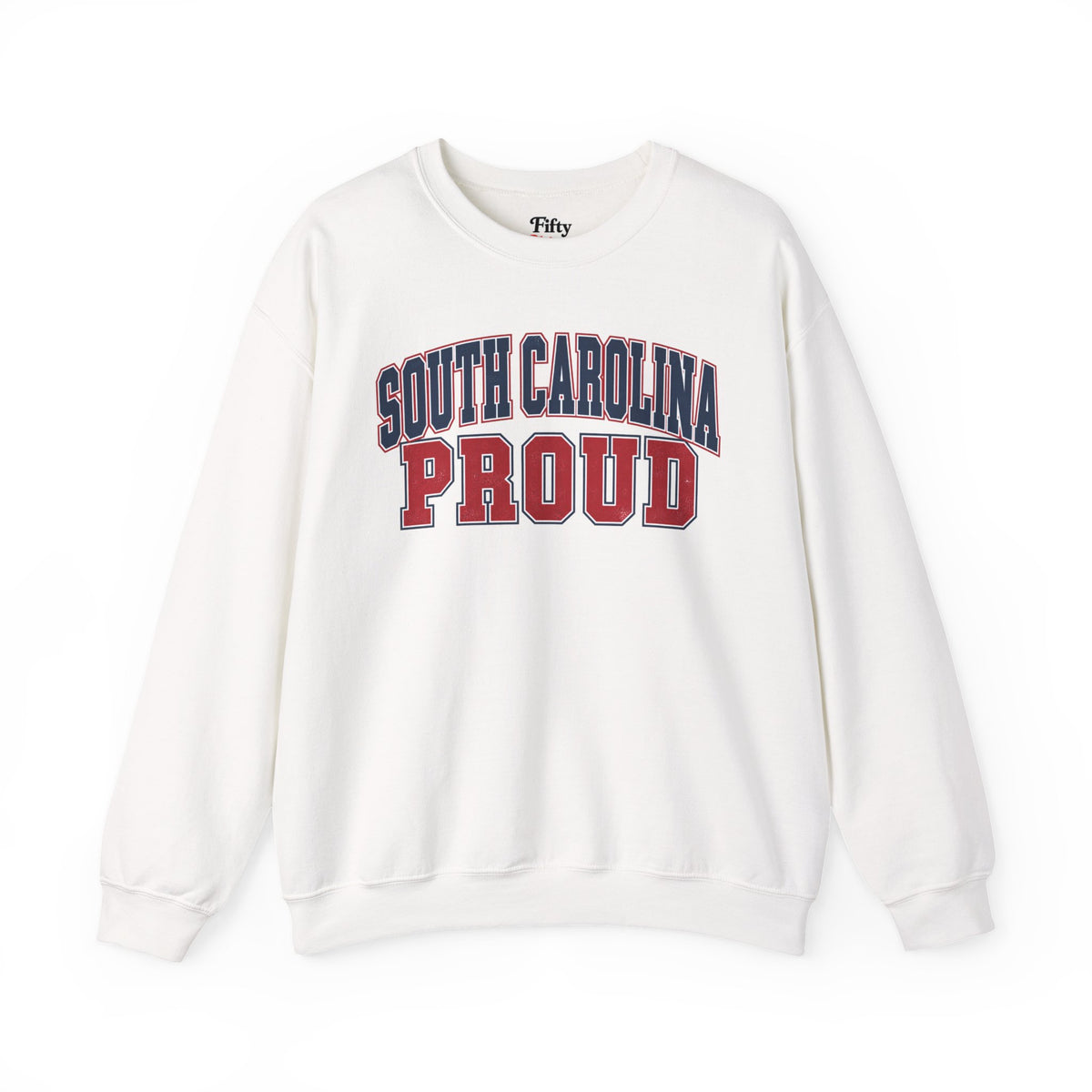 South Carolina Proud Unisex Crewneck Sweatshirt State Name Graphic
