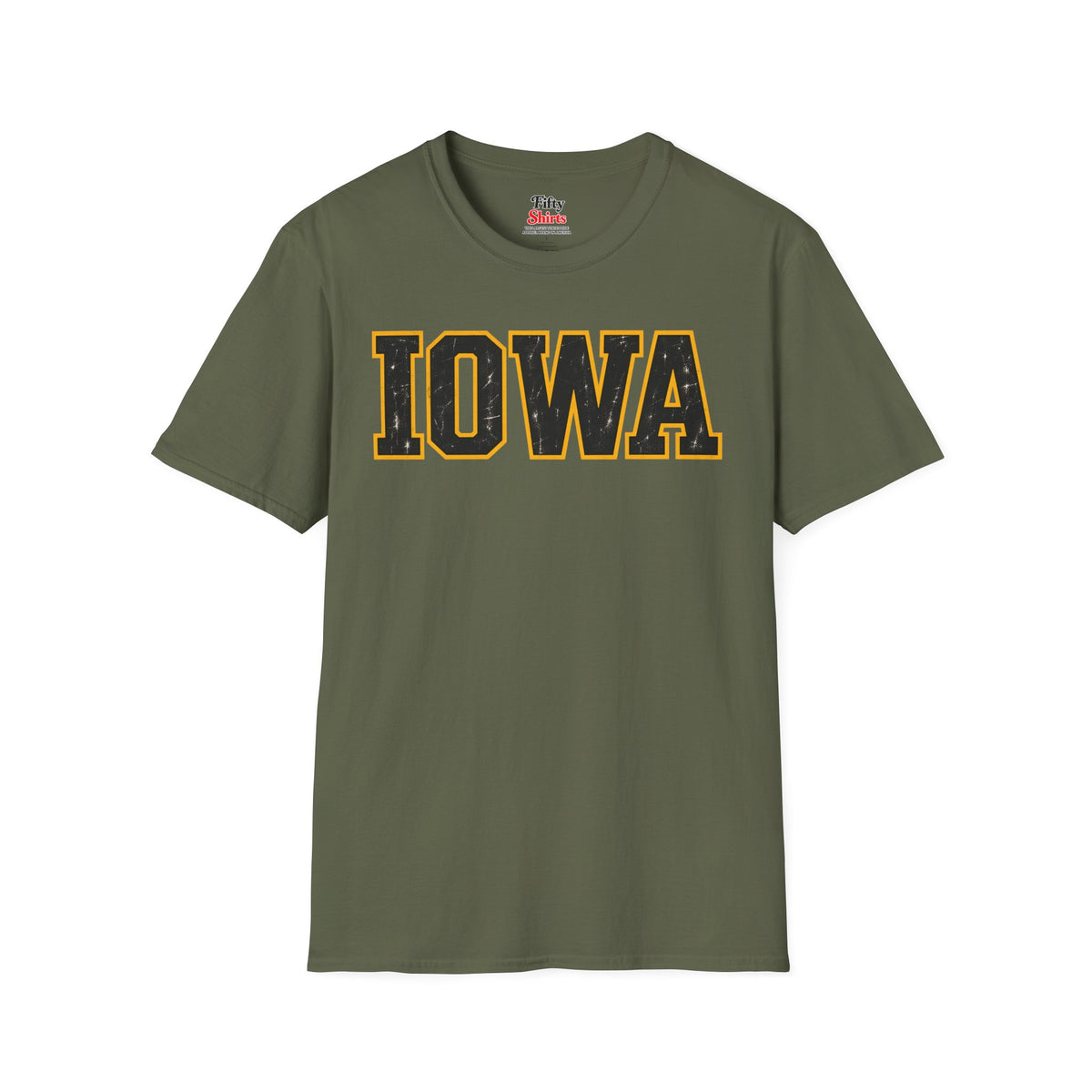 Iowa Unisex Softstyle T Shirt State Name Graphic Tee