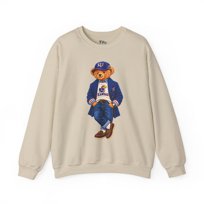 Kansas- Game Day Teddy Bear Sweatshirt