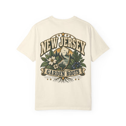 New Jersey Garden Roots Unisex Comfort Color 1717 Streetwear Graphic Tee