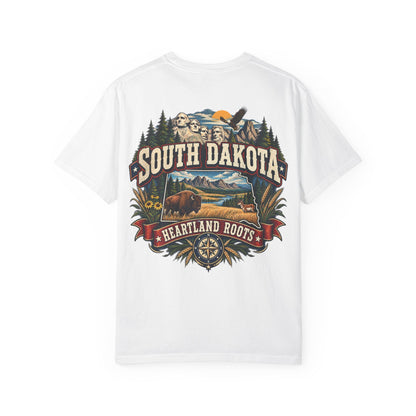 South Dakota Heartland Roots Unisex Comfort Color 1717 Streetwear Graphic Tee
