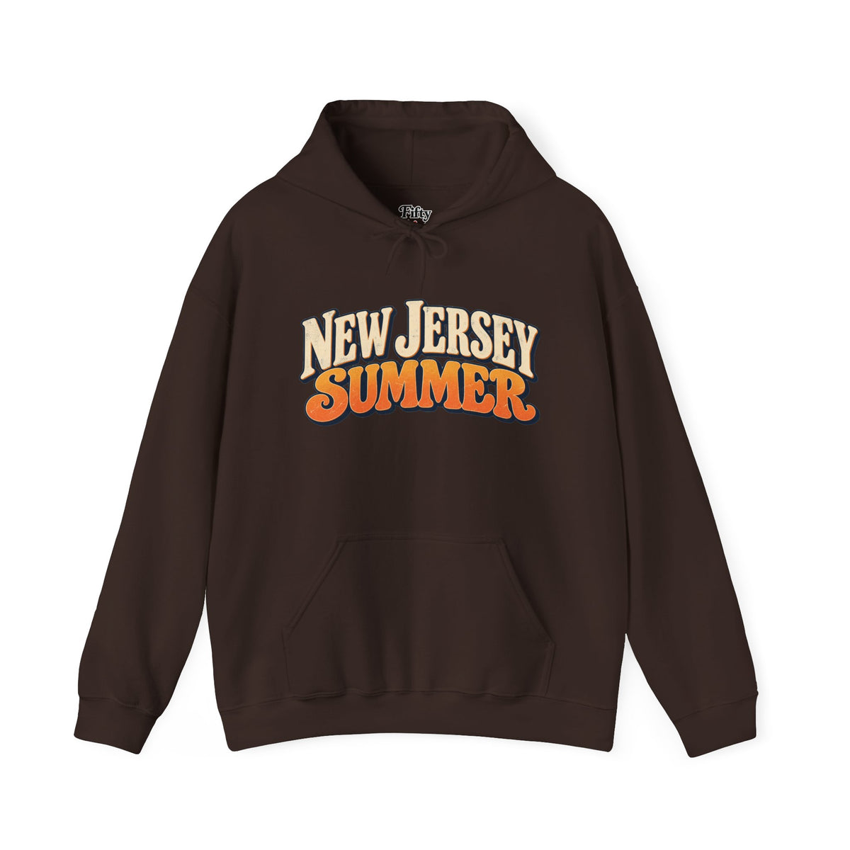 New Jersey Summer Unisex Hoodie State Name Graphic