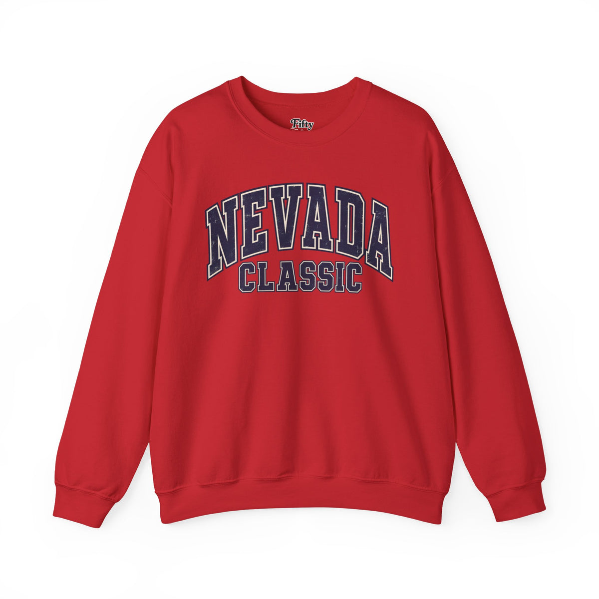Nevada Classic Unisex Crewneck Sweatshirt State Name Graphic