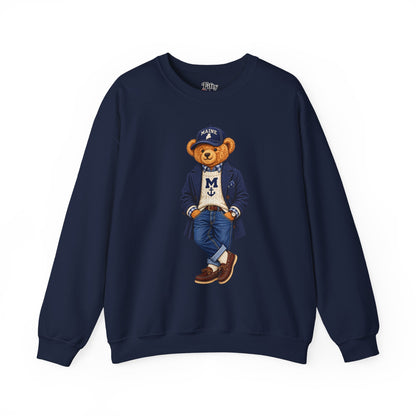 Maine- Game Day Teddy Bear Sweatshirt