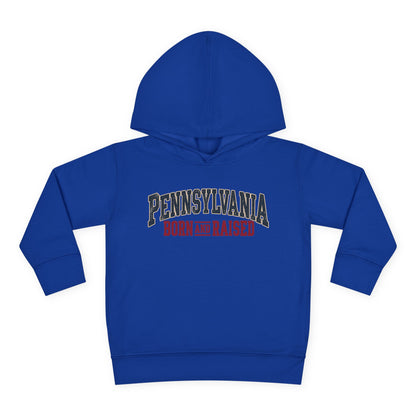 Pennsylvania Born and Raised Classic Souvenir Unisex Toddler Pullover Fleece Hoodie