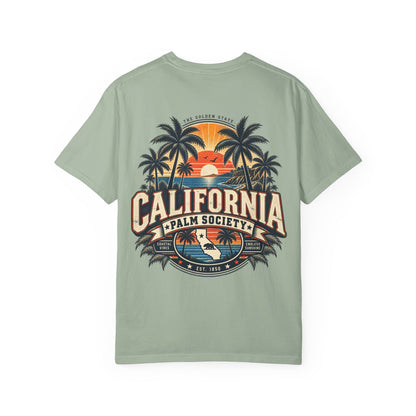 California Palm Society  Unisex Comfort Color 1717 Streetwear Graphic Tee
