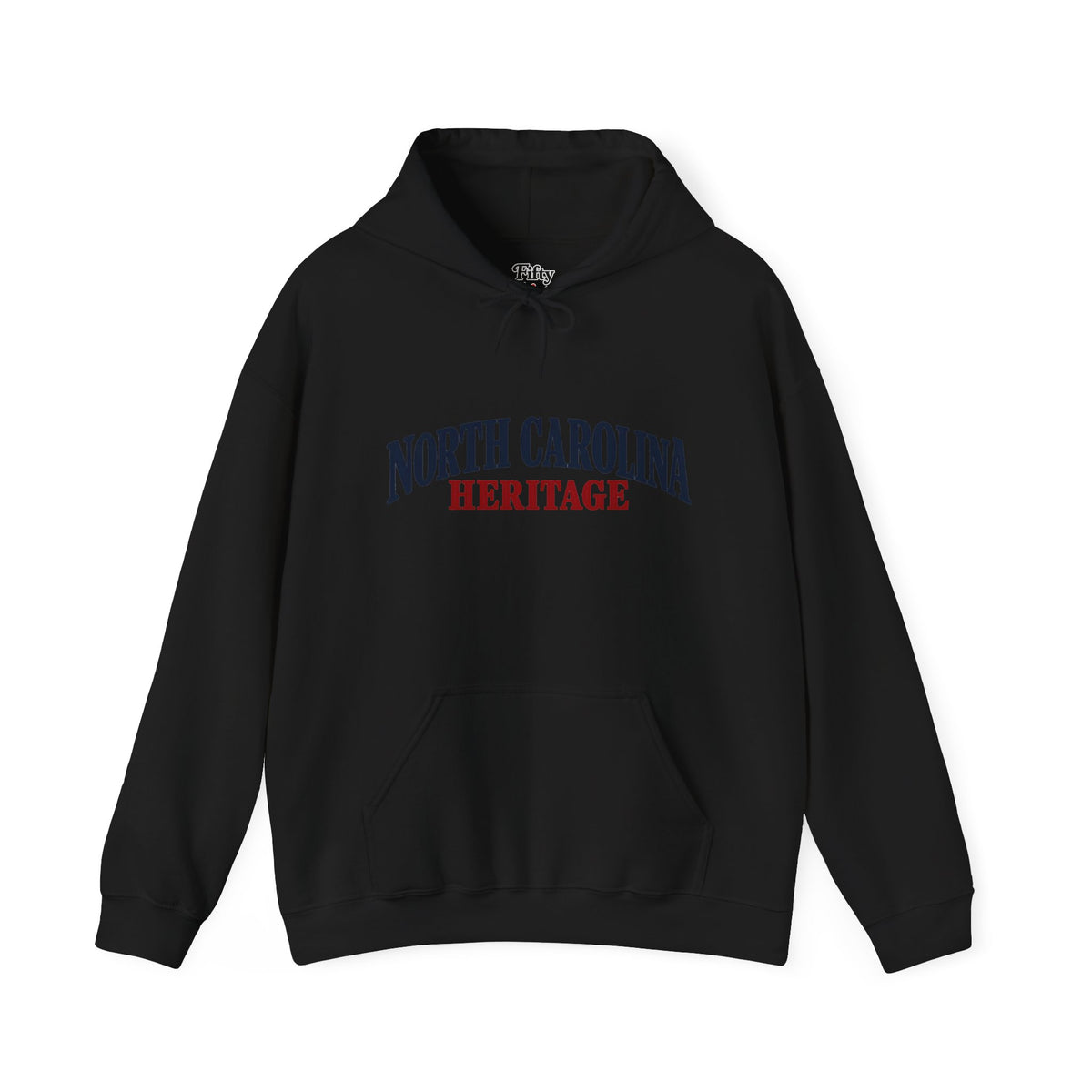 North Carolina Heritage Unisex Hoodie State Name Graphic