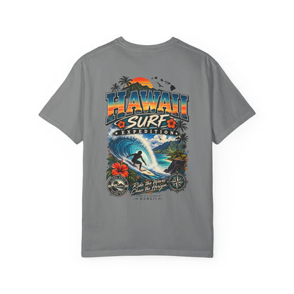 Hawaii Surf Expedition Unisex Comfort Color 1717 Streetwear Graphic Tee