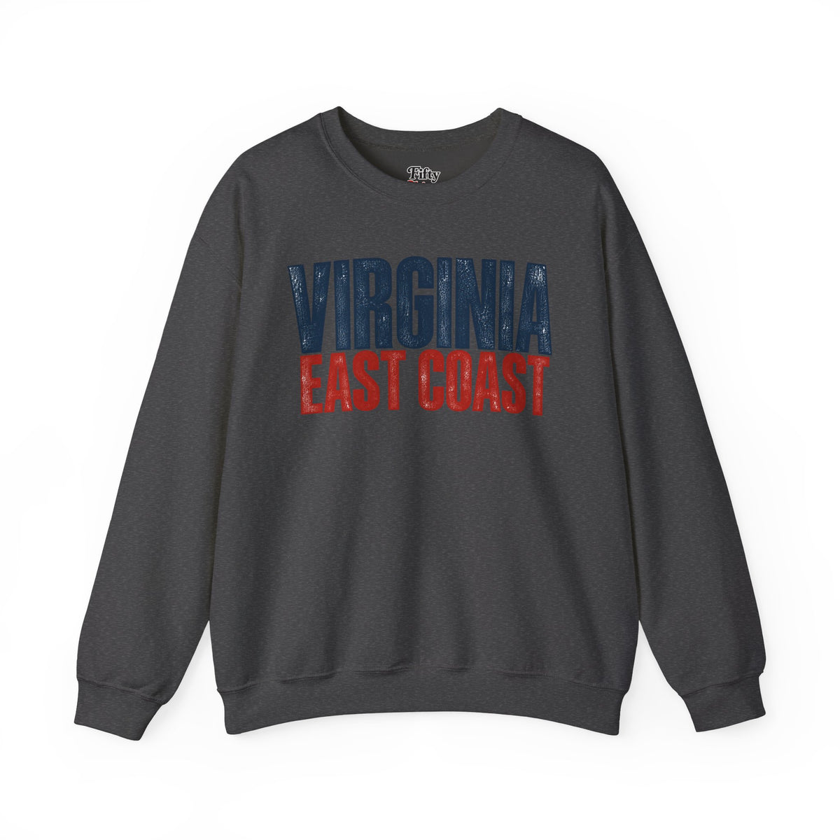 Virginia East Coast Unisex Crewneck Sweatshirt State Name Graphic