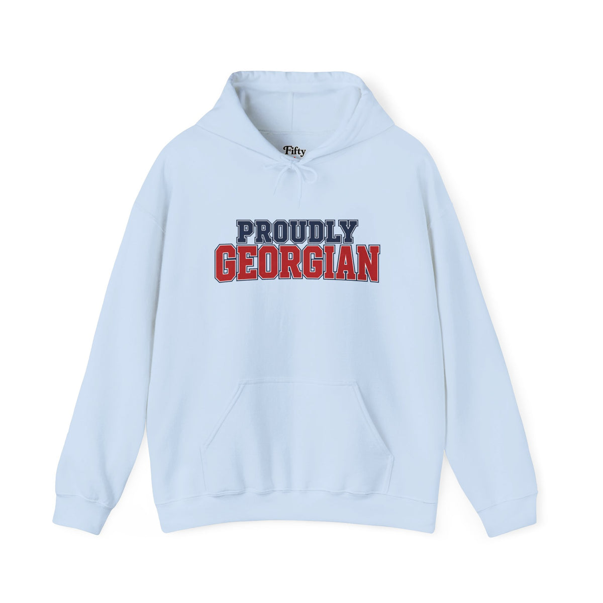 Proudly Georgian Georgia Unisex Hoodie State Name Graphic