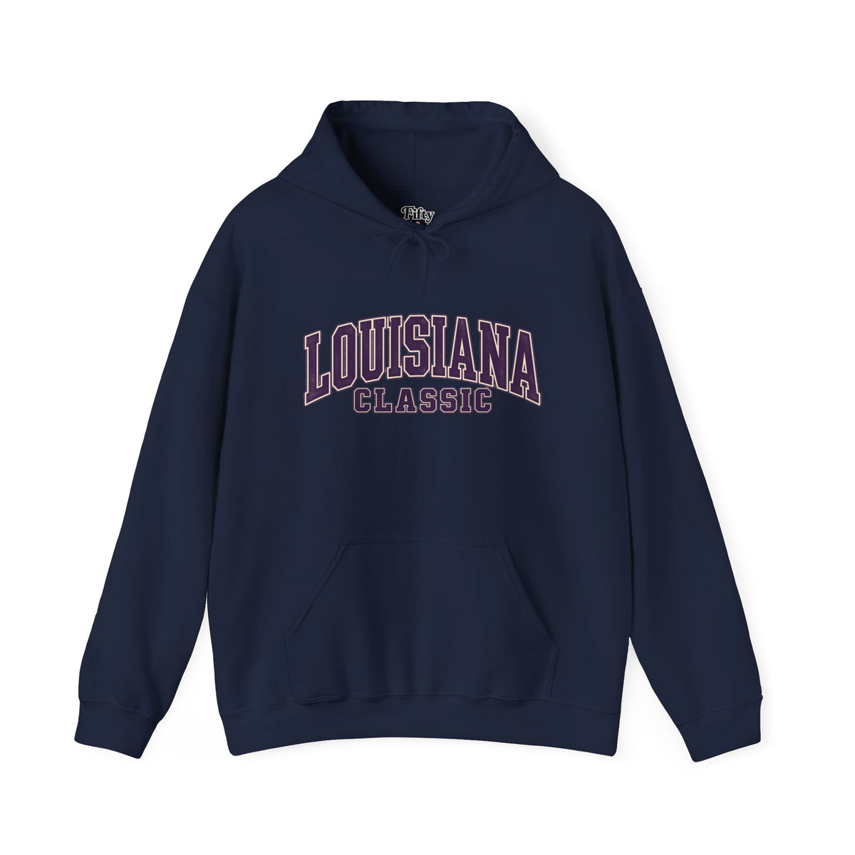 Louisiana Classic Unisex Hoodie State Name Graphic