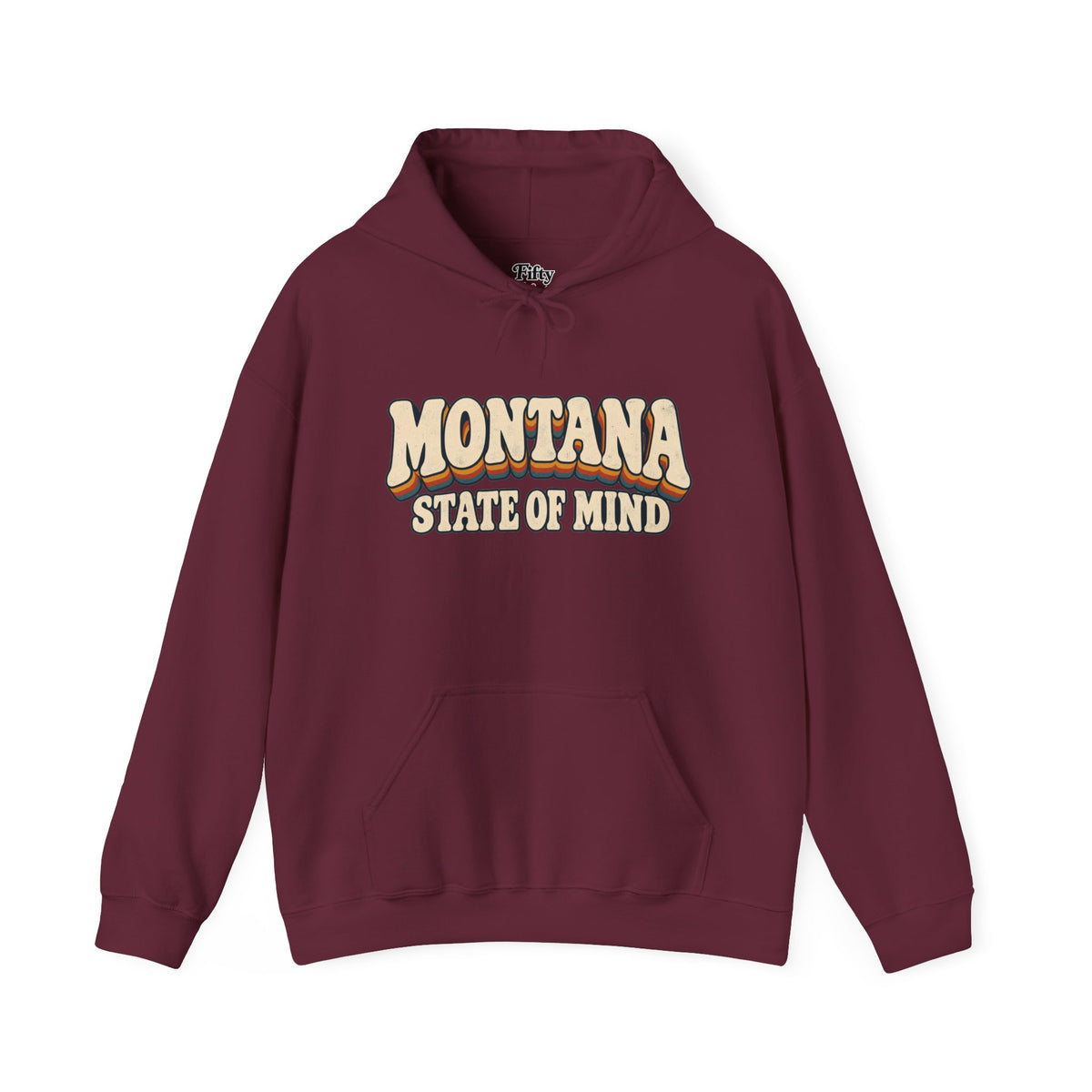 Montana State of Mind Unisex Hoodie State Name Graphic