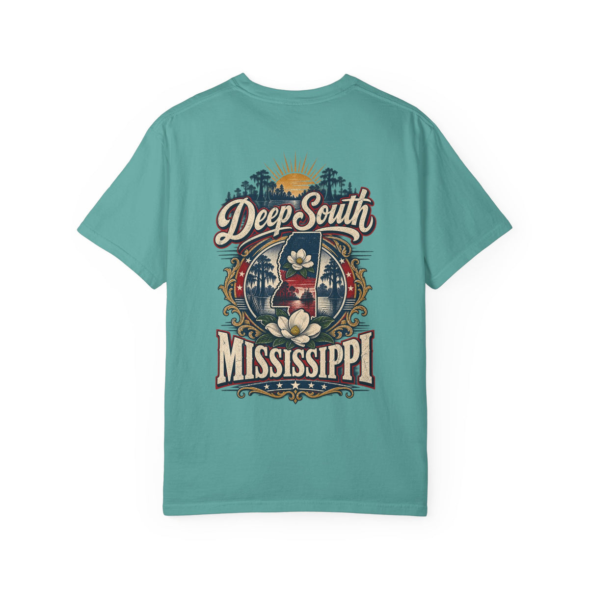 Deep South Mississippi Unisex Comfort Color 1717 Streetwear Graphic Tee