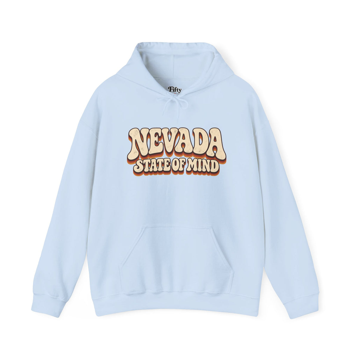 Nevada State of Mind Unisex Hoodie State Name Graphic