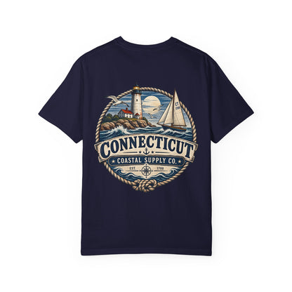 Connecticut Coastal Supply Co  Unisex Comfort Color 1717 Streetwear Graphic Tee