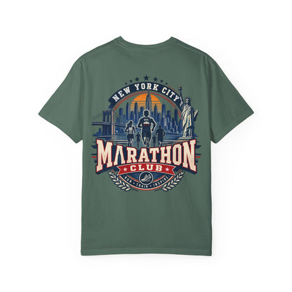 New York City Marathon Club Unisex Comfort Color 1717 Streetwear Graphic Tee