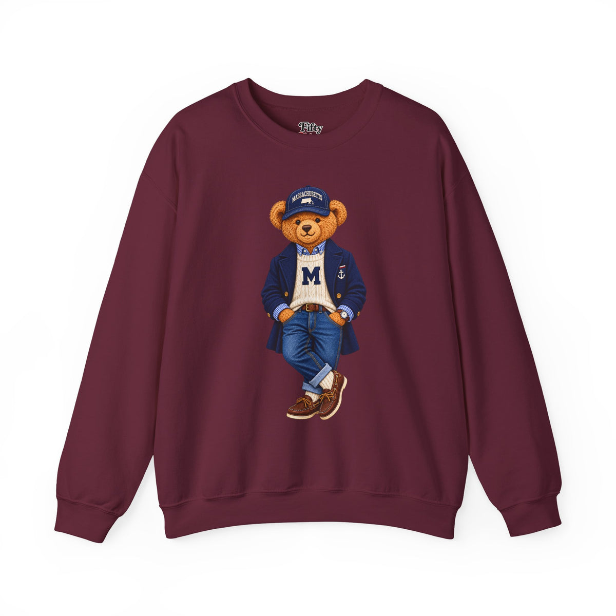 Massachusetts - Game Day Teddy Bear Sweatshirt