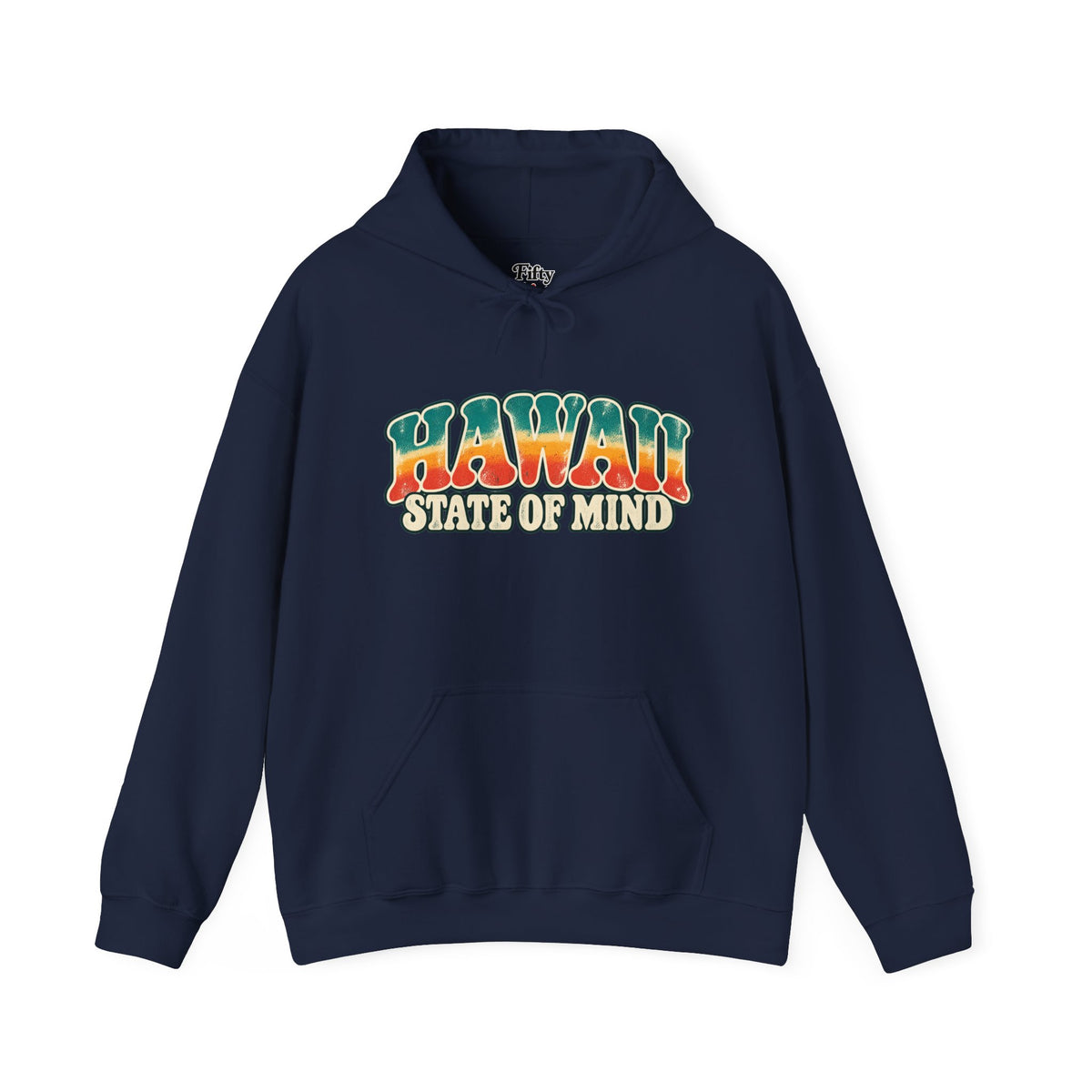 Hawaii State of Mind Unisex Hoodie State Name Graphic
