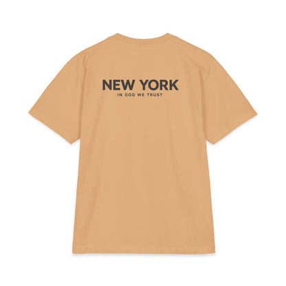 New York All State In God We Trust Unisex Max Heavyweight Short Sleeve