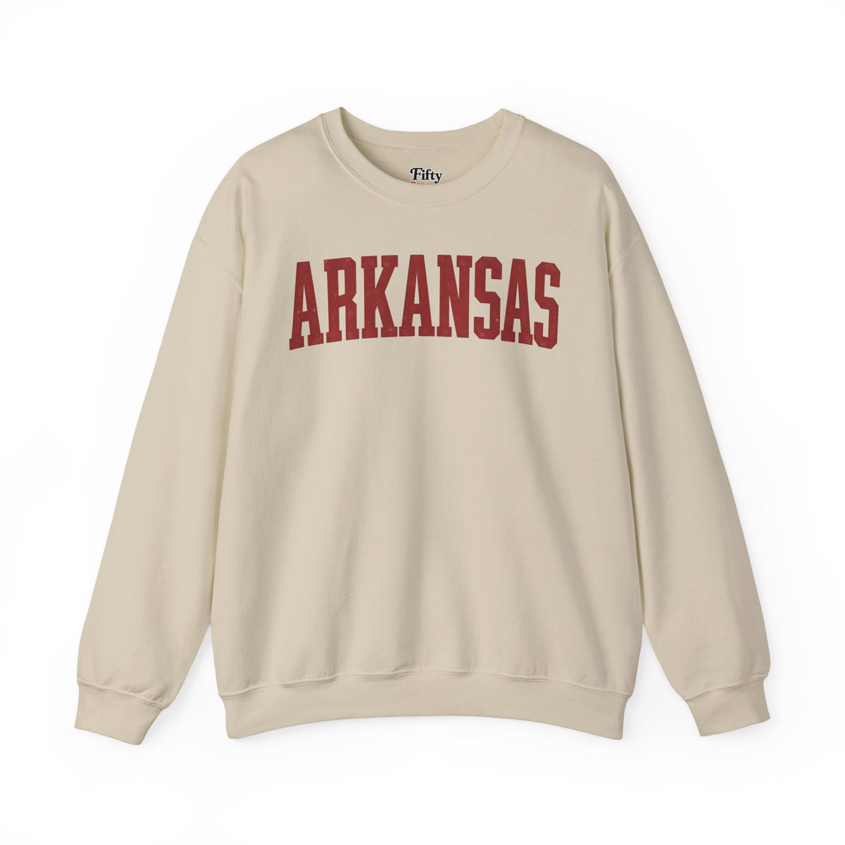 Arkansas Unisex Crewneck Sweatshirt State Name Graphic