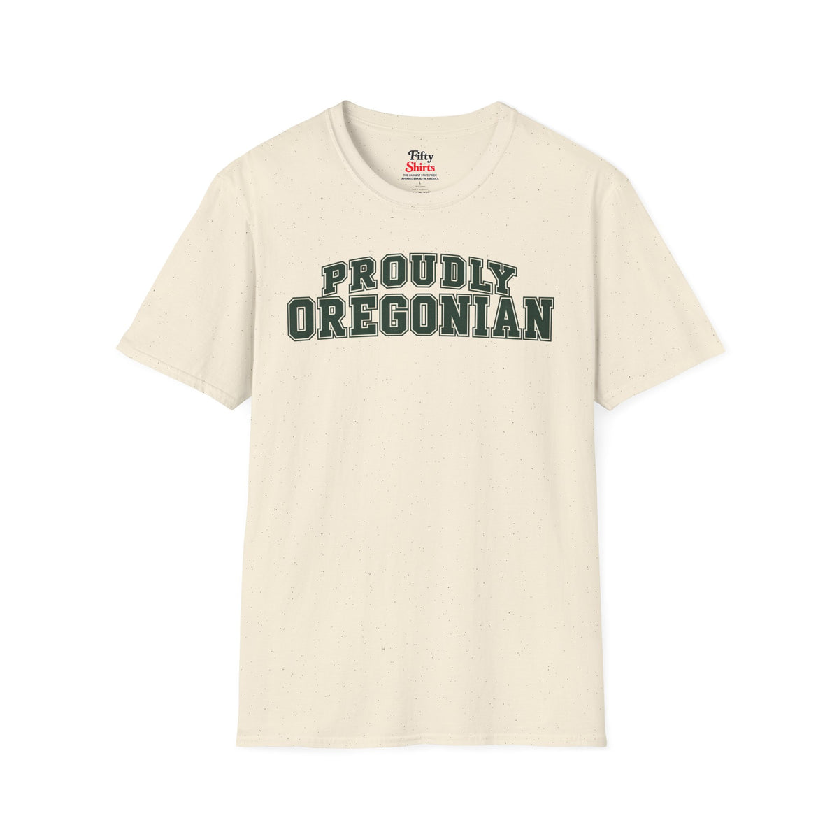 Proudly Oregonian Oregon Unisex Softstyle T Shirt State Name Graphic Tee