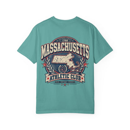 Massachusetts Athletic Club Unisex Comfort Color 1717 Streetwear Graphic Tee