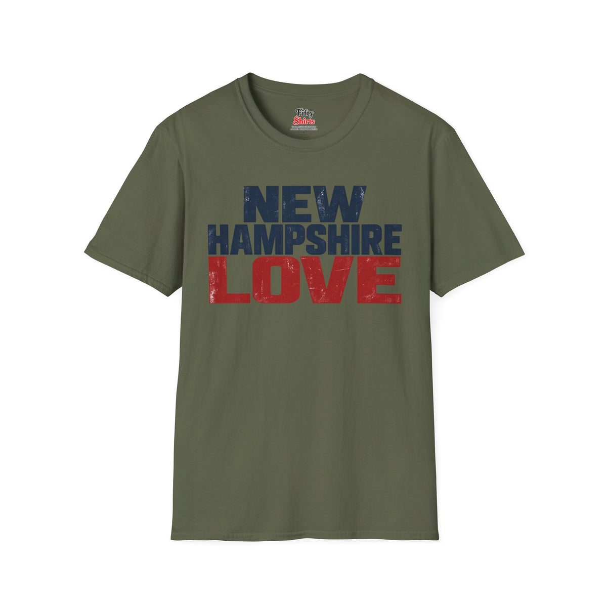 New Hampshire Love Unisex Softstyle T Shirt State Name Graphic Tee