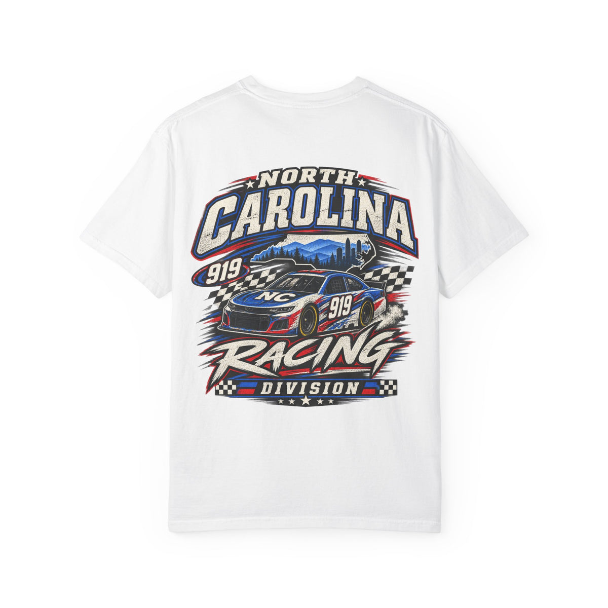 North Carolina Racing Division Unisex Comfort Color 1717 Streetwear Graphic Tee