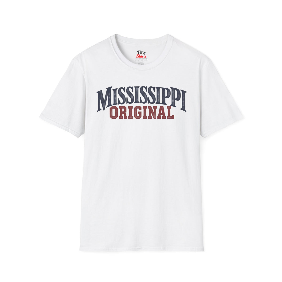 Mississippi Original Unisex Softstyle T Shirt State Name Graphic Tee