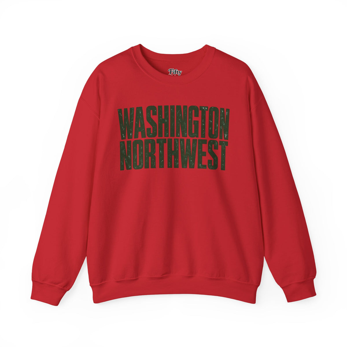Washington Northwest Unisex Crewneck Sweatshirt State Name Graphic