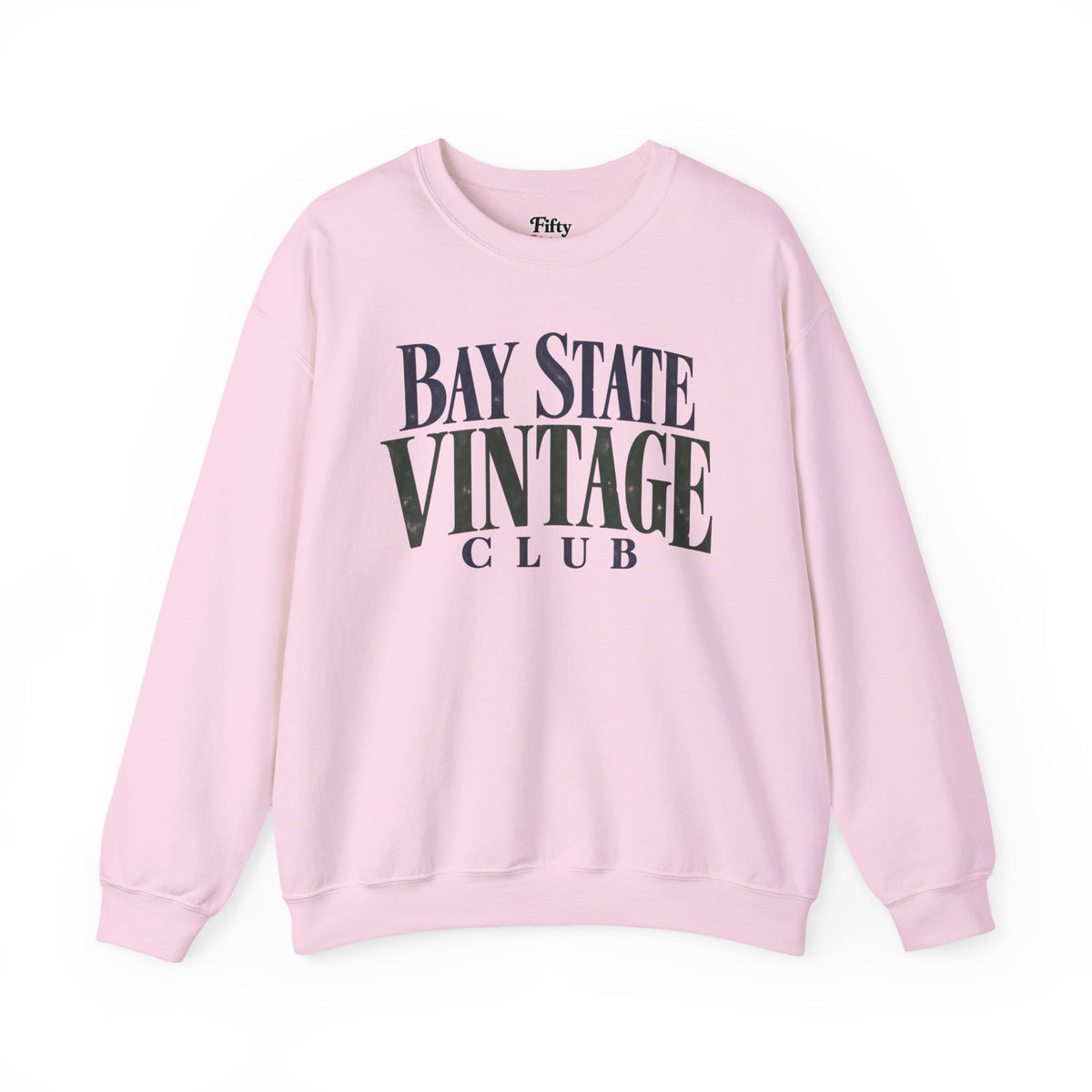 Massachusetts Bay State Vintage Club Unisex Crewneck Sweatshirt State Name Graphic