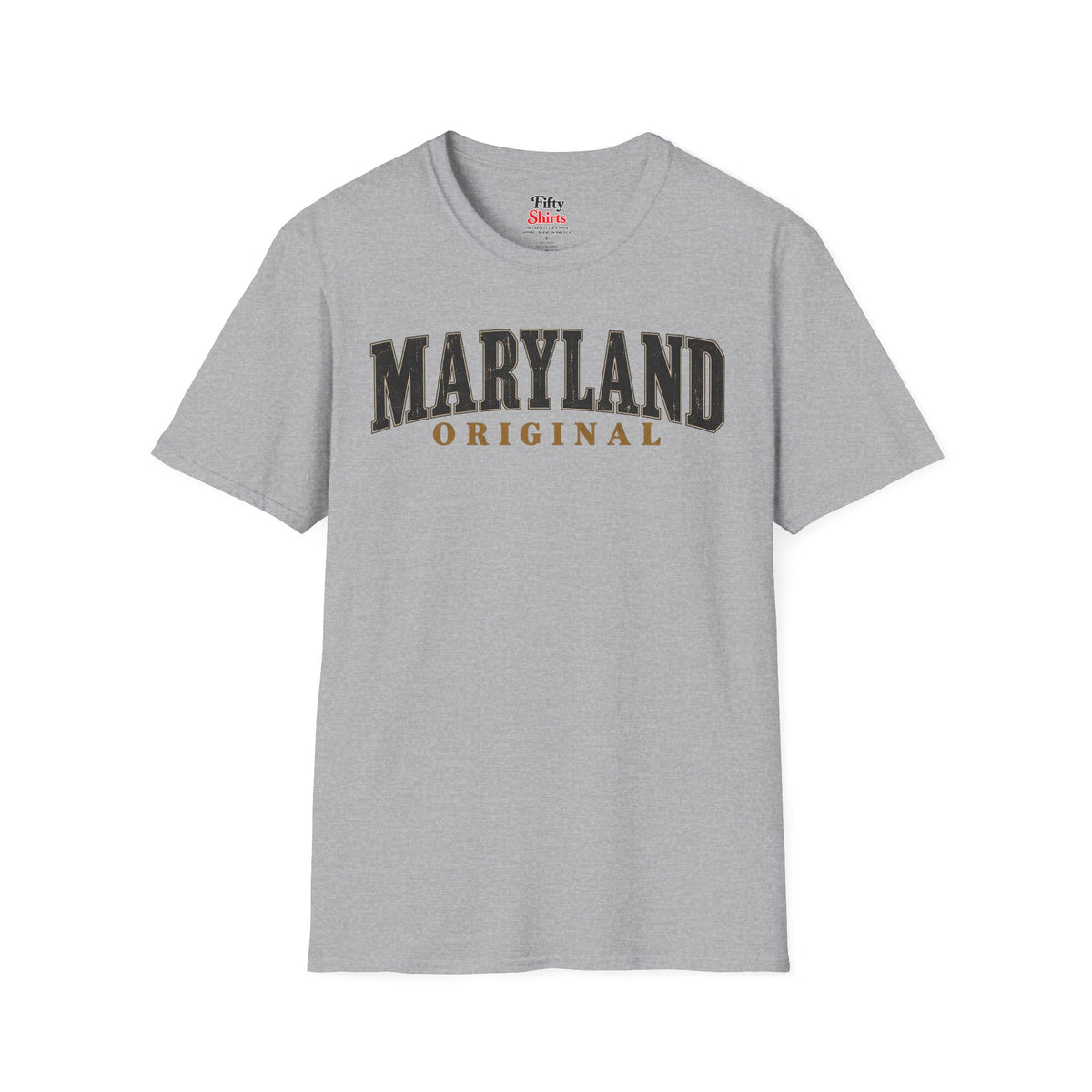 Maryland Original Unisex Softstyle T Shirt State Name Graphic Tee