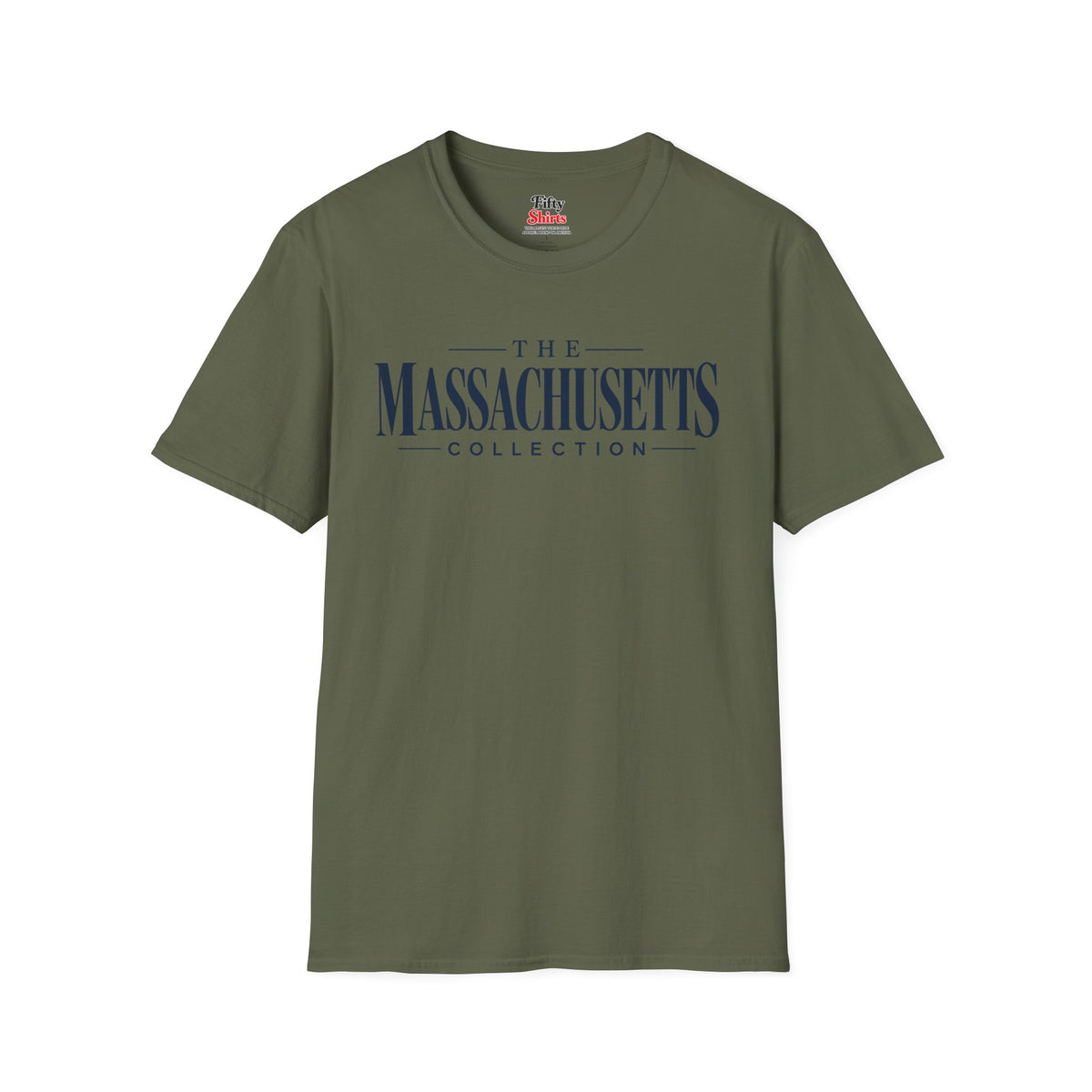 The Massachusetts Collection Unisex Softstyle T Shirt State Name Graphic Tee